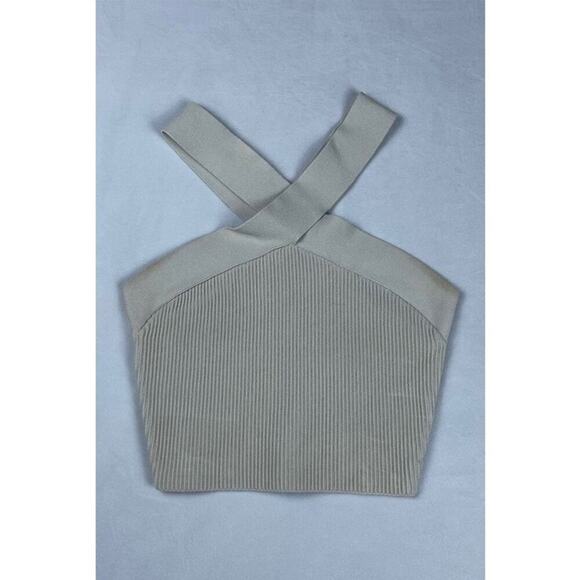 Aritzia Babaton Sculpt Knit Criss Cross Cropped Tank - Picture 5 of 7